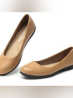 (S-4584)  MUSSHOE Women's Flat Sz 8